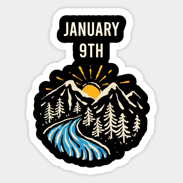 Landscape January 9th 09 Sticker by blakelan128